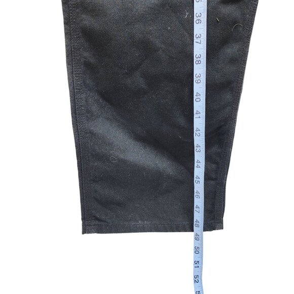 Carhartt Loose Fit Washed Duck Double-Front Utility Work Pants 36x36 Black Mens - Picture 10 of 12